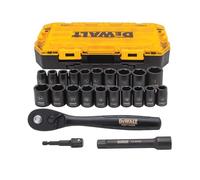 DEWALT DWMT74739 Coffret de douilles à choc 1/2" 23 pièces
