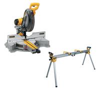 DeWALT DWS780KIT - Scie circulaire d'onglet et de coupe d'angle, lame de 305 mm, 1675 W, incluant le support DE7023