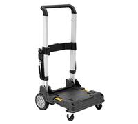 DEWALT DWST1-71196 Chariot TSTAK - Poignée Télescopique 3 Positions - 4 Roues Robustes - Roues Avant Orientables sur 360° - Capacité Maximale 100 kg