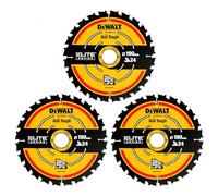 DeWalt Lame de scie DT10399 Extreme 190x30 mm 24 dents – Lot de 3 pièces