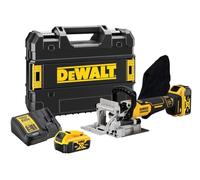 DEWALT - Fraiseuse à lamelles 18V XR Brushless + 2 batteries 5Ah + chargeur + coffret T-STAK - DEWALT - DCW682P2-QW