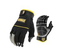 DeWalt Gants de travail FRAMER Demi-doigts Noir/jaune Import Grande-Bretagne