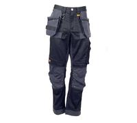 DEWALT Harrison Pantalon de Travail Utilitaire pour Homme, Coupe régulière, Noir/Gris, 101,6 x 83,8 cm (l x L)