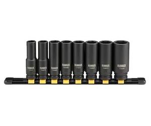 Dewalt Impact Socket Set 8Cz. 1/2"