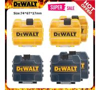 DEWALT jaune noir Mini boîte de rangement authentique boîte de foret originale haute dureté empilable en plastique coque rigide outils à main Petit noir 1PCS