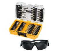 DeWALT - Jeu d'accessoires de vissage de 47 pièces, lunettes de travail DT70703