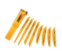 Dewalt - Jeu de 8 lames de scie sabre Break Away haute performance + boite de rangement - DT2442-QZ