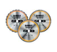 DEWALT Jeu de lames de scie circulaire DEWALT 3 pièces fixes DT1964-QZ Quantité:1