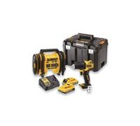 DEWALT - Kit 2 outils XR 18V 2Ah Li-Ion : Perceuse visseuse Compact Brushless + Gonfleur - DCK2067D2T-QW