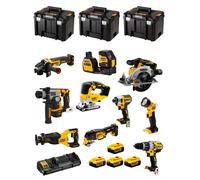 DeWALT Kit DCK1012P4T (DCD796+DCF887+DCS565+DCS382+ DCS356+DCS334+DCH172+DCG405+DCE088NG18+DCL040+4x5 0Ah +DCB132+3xTSTAKVI)