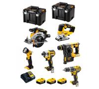 DeWALT Kit DCK690P3T (DCD796 + DCF887 + DCH273 + DCS334 + DCS565 + DCL040 + 3 x 5 0 Ah + DCB1104 + 2 x TSTAK VI)