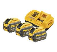 DEWALT Kit de démarrage batterie XR FLEXVOLT DCB118X3, incl. 3x batterie 54 Volts 3Ah, Bundle