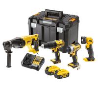 DEWALT Kit d'outils Combo 18 V, 4 pièces DCK440P2T