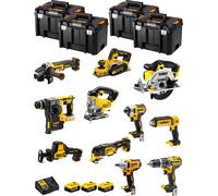 DeWALT Kit DWK1100T (DCD796+DCH273+DCG405+DCF887+DCF894+DCS331+DCS391+ DCS355+DCP580+DCS369+DCL050+ 3x5,0Ah + DCB115+4xTSTAK VI)