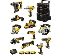 DeWALT Kit DWK1102 (DCD796+DCH273+DCG405+DCF887+DCF899H+DCS331+DCS391+DCS355+DCP580+DCS369+DCL050+ 3x5,0Ah +DCB115 +Caddy 3en1)