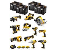 DeWALT Kit DWK1103T (DCD996+DCH273+DCG405+DCF887+DCF899H+DCS334+DCS570+ DCS355+DCP580+DCS367+DCL050+ 3x5,0Ah +DCB115+4xTSTAK VI)