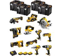 DeWALT Kit DWK1103T (DCD996+DCH273+DCG405+DCF887+DCF899H+DCS334+DCS570+ DCS355+DCP580+DCS367+DCL050+ 3x5,0Ah +DCB115+4xTSTAK VI)