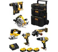 DeWALT Kit DWK601 (DCD996 + DCH273 + DCG405 + DCF887 + DCS334 + DCS570 + 3 x 5.0 Ah + DCB115 + 3en1 Caddy)