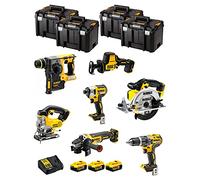 Kit DeWALT DWK702T (DCD796 + DCH273 + DCG405 + DCF887 + DCS331 + DCS391 + DCS369 + 3 x 5.0 Ah + DCB115 + 4 x TSTAK VI)