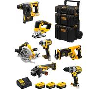 DeWALT Kit DWK703 (DCD996 + DCH273 + DCG405 + DCF887 + DCS334 + DCS570 + DCS367 + 3 x 5.0 Ah + DCB115 + 3en1 Caddy)