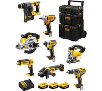 DeWALT Kit DWK800 (DCD796 + DCH273 + DCG405 + DCF887 + DCF894 + DCS331 + DCS391 + DCL050 + 3 x 5.0 Ah + DCB115 + 3en1 Caddy)