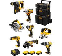 DeWALT Kit DWK801 (DCD996 + DCH273 + DCG405 + DCF887 + DCF894 + DCS334 + DCS570 + DCL050 + 3 x 5.0 Ah + DCB115 + 3en1 Caddy)
