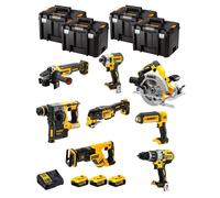 DeWALT Kit DWK803T (DCD996 + DCH273 + DCG405 + DCF887 + DCS355 + DCS367 + DCS570 + DCL050 + 3 x 5 0 Ah + DCB115 + 4 x TSTAK VI)