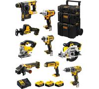 DeWALT Kit DWK900 (DCD796 + DCH273 + DCG405 + DCF887 + DCF894 + DCS331 + DCS391 + DCS369 + DCL050 + 3x5,0Ah +DCB115 + 3en1 Caddy)