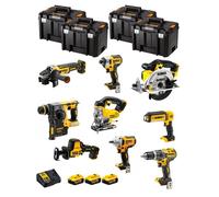 DeWALT Kit DWK900T (DCD796 + DCH273 + DCG405 + DCF887 + DCF894 + DCS331 + DCS391 + DCS369 + DCL050+ 3x5,0Ah +DCB115+ 4xTSTAK VI)