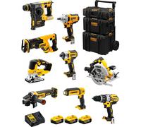 DeWALT Kit DWK901 (DCD996 + DCH273 + DCG405 + DCF887 + DCF894 + DCS334 + DCS570 + DCS367 + DCL050 + 3x5,0Ah +DCB115 + 3en1 Caddy)