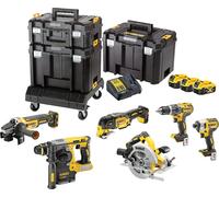DEWALT Kit machines sans fil 18 V avec 3 batteries 5.0 Ah DCK685P3T-QW