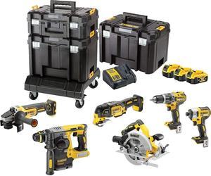 DEWALT Kit machines sans fil 18 V avec 3 batteries 5.0 Ah DCK685P3T-QW