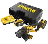DEWALT Kit Meuleuse D’Angle Sans Fil 54V XR FlexVolt 9" 2x9Ah DCG460X2-GB