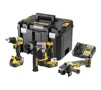 DeWalt Ensemble 3 outils sans fil DCK355P2T XR 18V brushless - DCD800/DCH172/DCG405, 2x5Ah Li-Ion