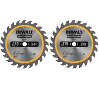 DEWALT - Lame de scie 115mm 24T - DT20420-QZ (Lot de 2)