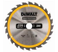 DEWALT Lame de scie circulaire DT1954-QZ 235 x 30 mm Carbure Construction 24 dents