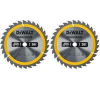 DEWALT Lame de Scie Circulaire Portative Construction, 184x16mm, 30 dents DT1940-QZ (Lot de 2)