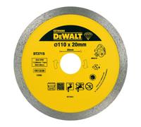DEWALT Lame de scie diamantée DEWALT DWC410 granit 110 mm DT3715-QZ Quantité:1