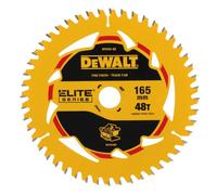 DEWALT Lame de scie plongeante pour rail 165 mm x 20 mm 48T, DT4101-QZ | Lame plongeante 165 x 20 mm 48T à dents carbure ultra-affûtées pour des coupes nettes et sans éclats.