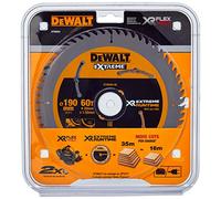 DEWALT Lames de Scie Circulaire Portative 60 Dents XR EXTREME RUNTIME 190mm x 30mm DT99564-QZ