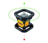 DeWALT DCE079D1G Niveau laser rotatif intérieur/extérieur 18.0 V,1x akku 2.0 Ah, XR