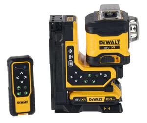 DeWALT - Laser sans fil 10,8 V croisé, portée 100 m, 1 batterie 2,0 Ah XR, chargeur DCLE34035D1