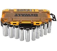 DEWALT Lot de 10 douilles SAE, entraînement 1/2", 10 pièces (DWMT73814)