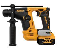 DeWALT - Marteau combiné sans fil 18V SDS Plus, 2 batteries 5,0 Ah XR, chargeur DCH072P2