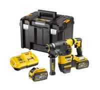 DeWALT - Marteau combiné sans fil 54V SDS Plus, 2 batteries 59, Ah FLEXVOLT, chargeur DCH333X2