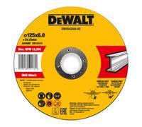 DEWALT Meule à ébarber DEWALT haute performance 125x6x22,23mm métal type 42 (déportée) DW4543AIA-AE Quantité:1