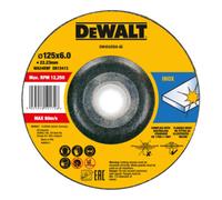 DEWALT Meule à ébarber DEWALT High Performance 125x6x22,23mm Inox type 42 (déportée) DW4543SIA-AE Quantité:1