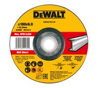 DEWALT Meule à ébarber DEWALT High Performance 180x6x22,23mm métal type 42 (déportée) DW4547AIA-AE Quantité:1