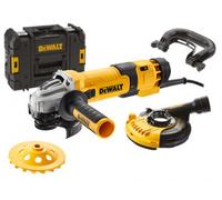 DeWalt Meuleuse d'angle DWE4257KT 125 mm 1500 W + set pour poncer le béton