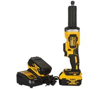 DeWALT - Meuleuse droite sans fil 18V, 2 batteries 5,0 Ah, chargeur DCG426P2